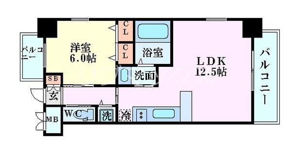 西中島南方駅 徒歩2分 7階の物件間取画像